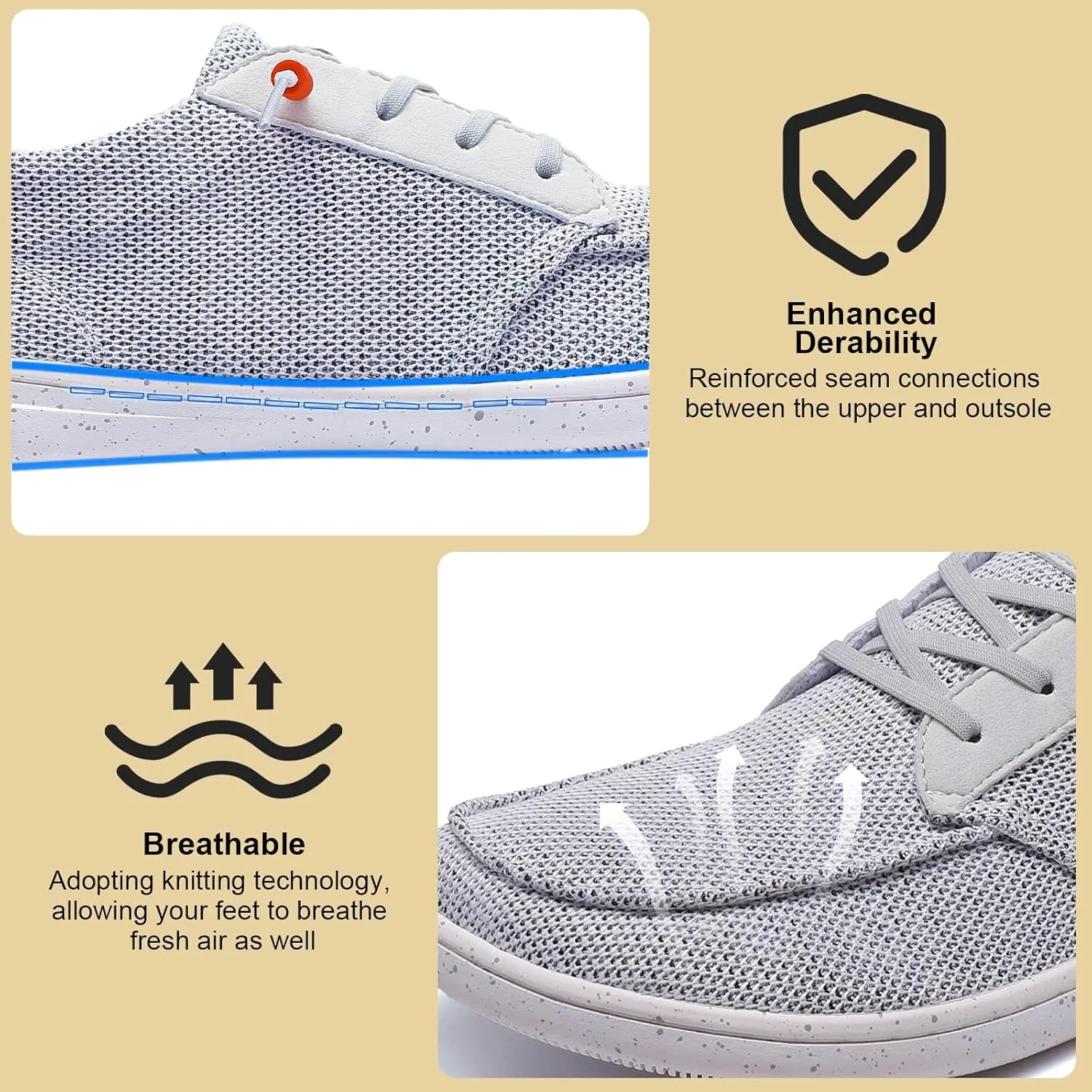 Barefoot Wide Toe Box Shoes for Women - Minimalist Barefoot Shoes with | Zero Drop Sole | Extra Wide Slip on Walking Shoes for Women
