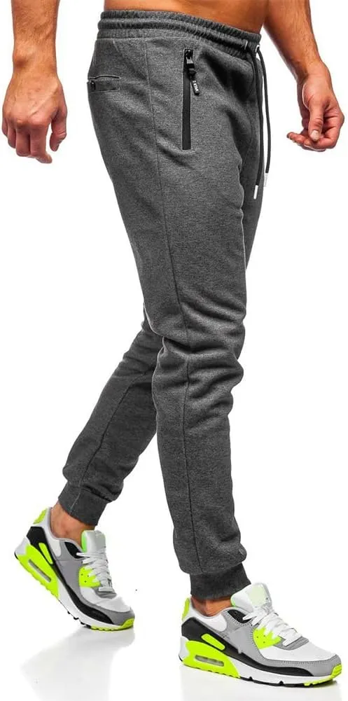 BUXKR Mens Casual Joggers Sweatpants for Jogging,Running or Athletic Activities