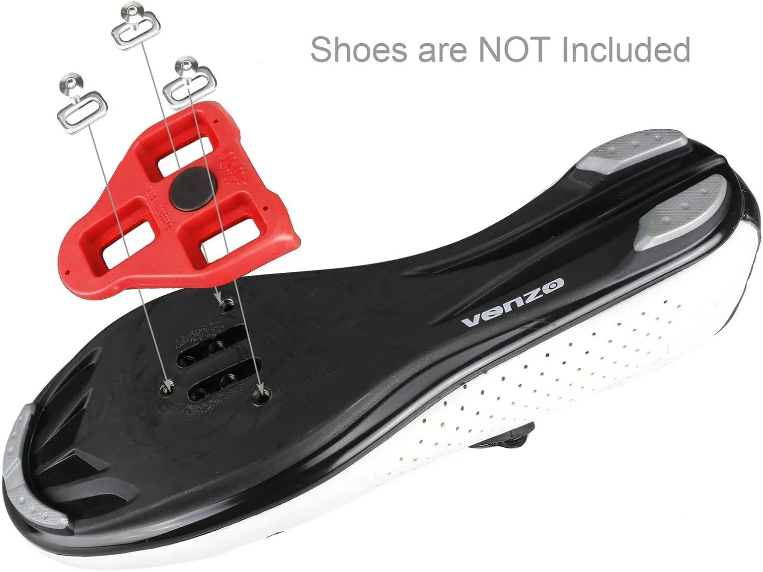 CyclingDeal Bike Cleats Compatible with Peloton & Look Delta - Indoor Cycling & Road Bike Bicycle Cleats Set - Compatible with Indoor Exercise Bikes Pedals & Shoes