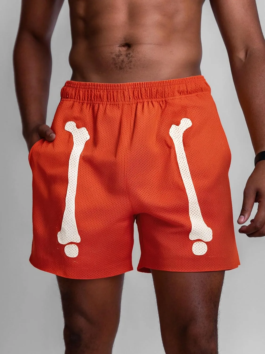 DIOTSR Mens Skyline Graphic Shorts Casual Streetwear Cool Basketball Shorts Running Workout Shorts with Pockets
