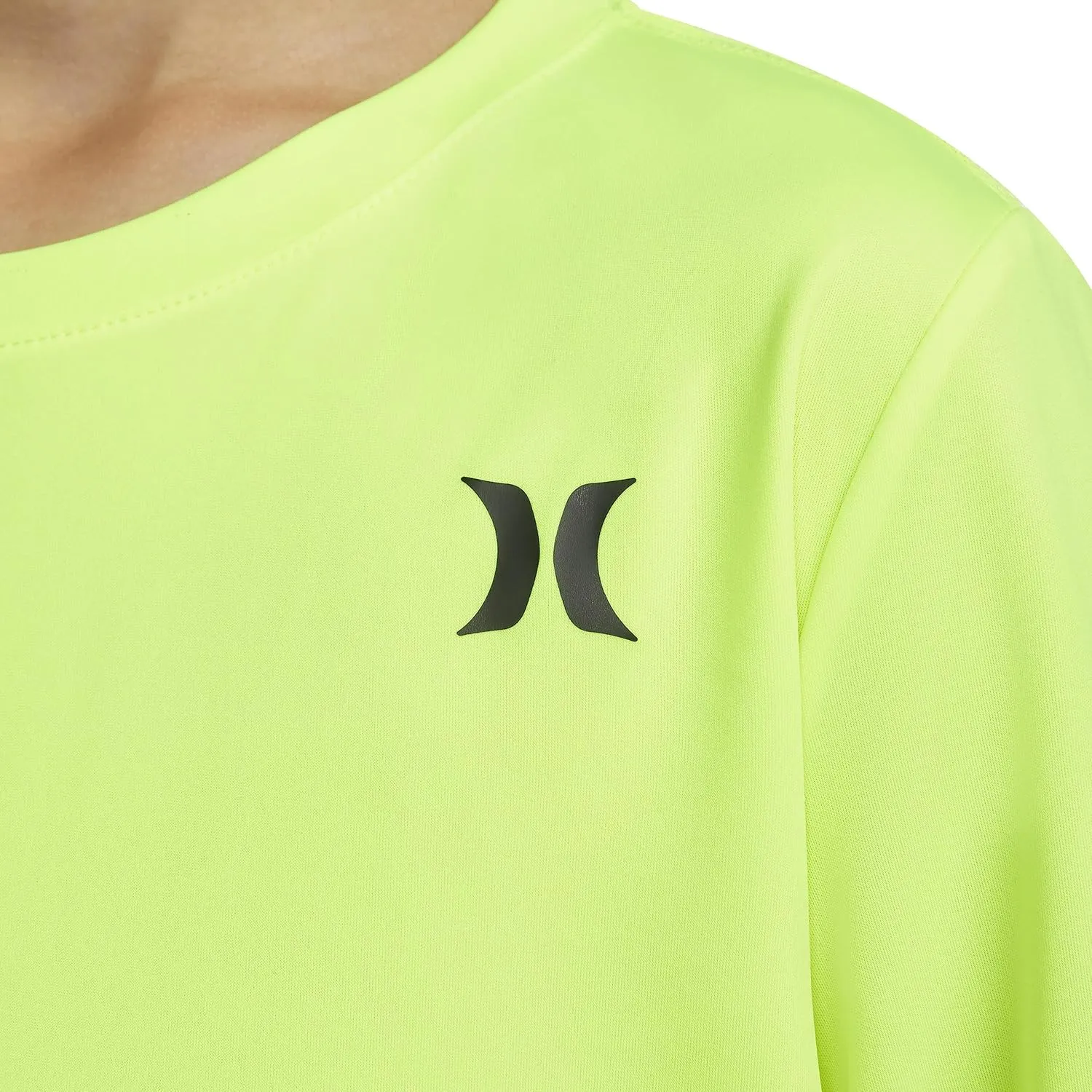 Hurley Boys' Long Sleeve UPF 50  Rash Guard Swim Shirt