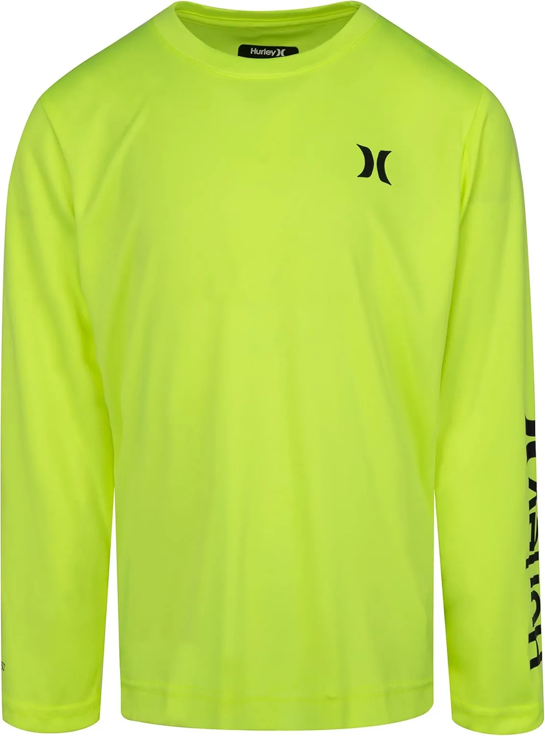 Hurley Boys' Long Sleeve UPF 50  Rash Guard Swim Shirt