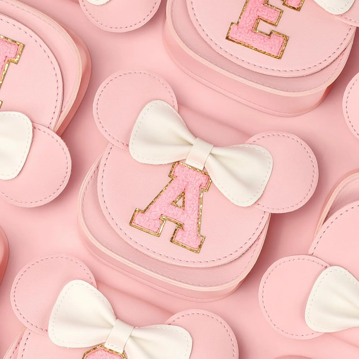 Mibasies Toddler Purse: Girl Gifts for Girls 3-8 - Mini Mouse Ears Bow Purse (Pink)